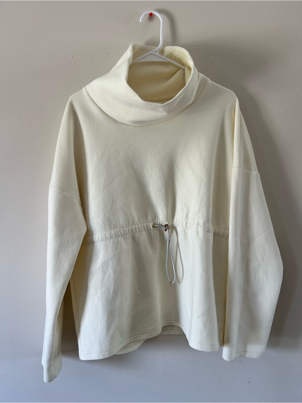 Varley Freya Sweatshirt in Ivory Marl